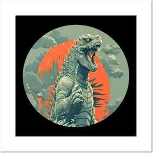 Roar the style with Godzilla minus one Posters and Art